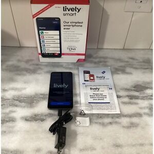 Lively Smart Senior Smartphone 6.2in Screen Black Jitterbug Simple Android Phone